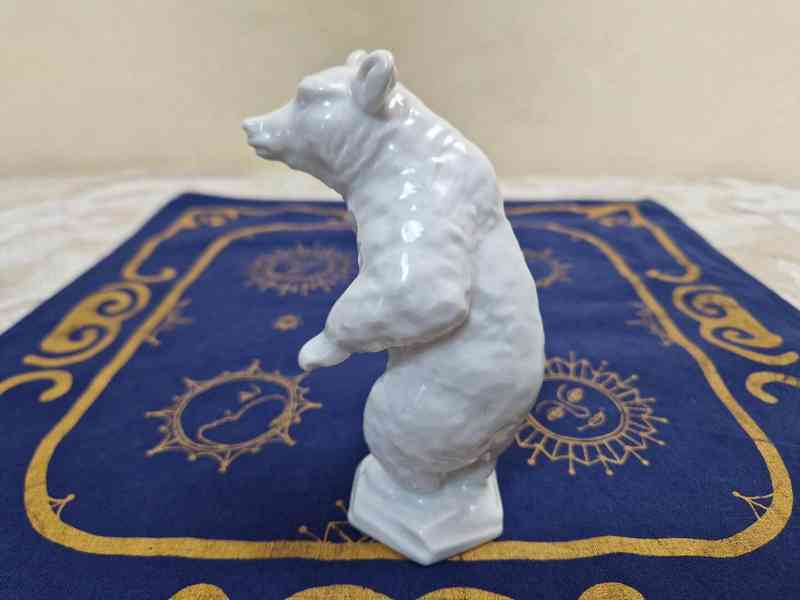 Hezká porcelánová soška Medvěd Rosenthal Signováno - foto 5