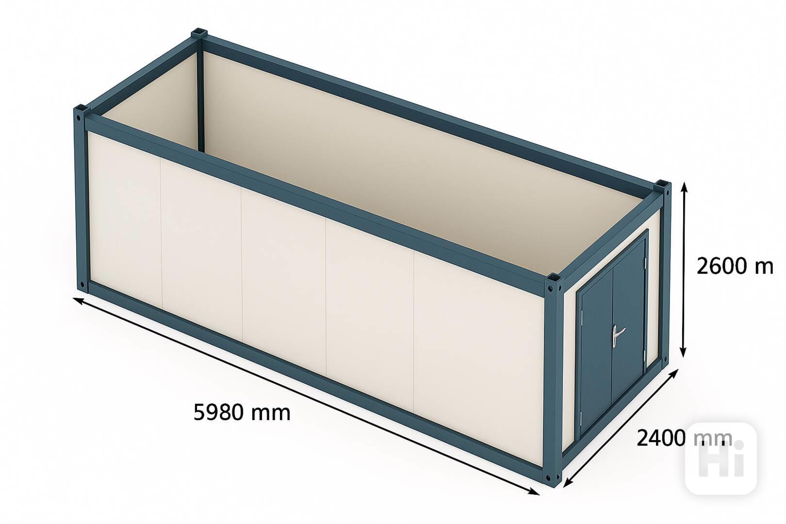 Skladový izolovaný kontejner 6 m/typu 20 ft. - foto 1