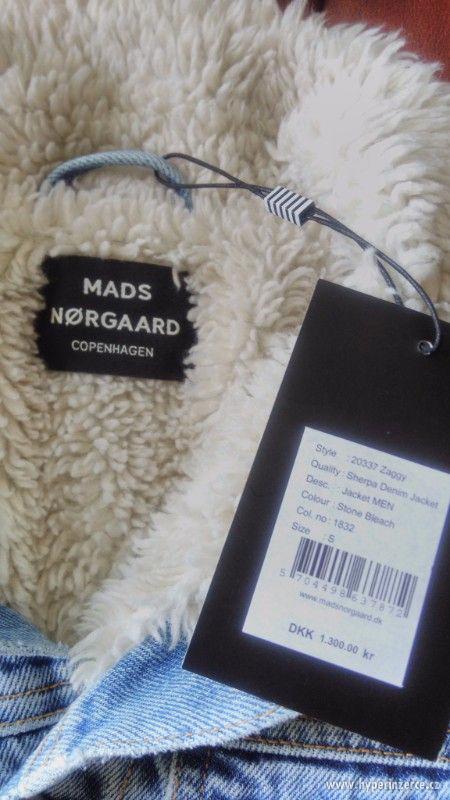 Zimní pánská džínová bunda Mads Nørgaard - foto 3