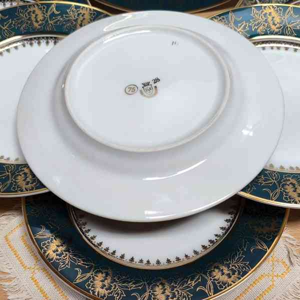 PORCELÁNOVÁ DEZERTNÍ SOUPRAVA JSK - foto 3