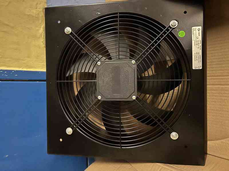 Ventilátor průmyslový nástěnný  - foto 2