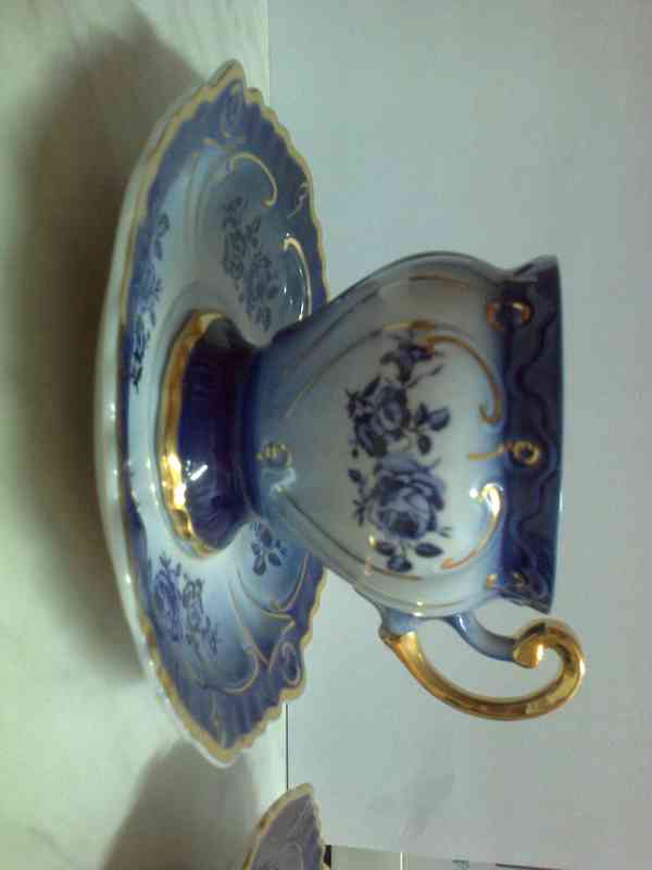 Porcelánová kávová přátelská souprava - foto 2