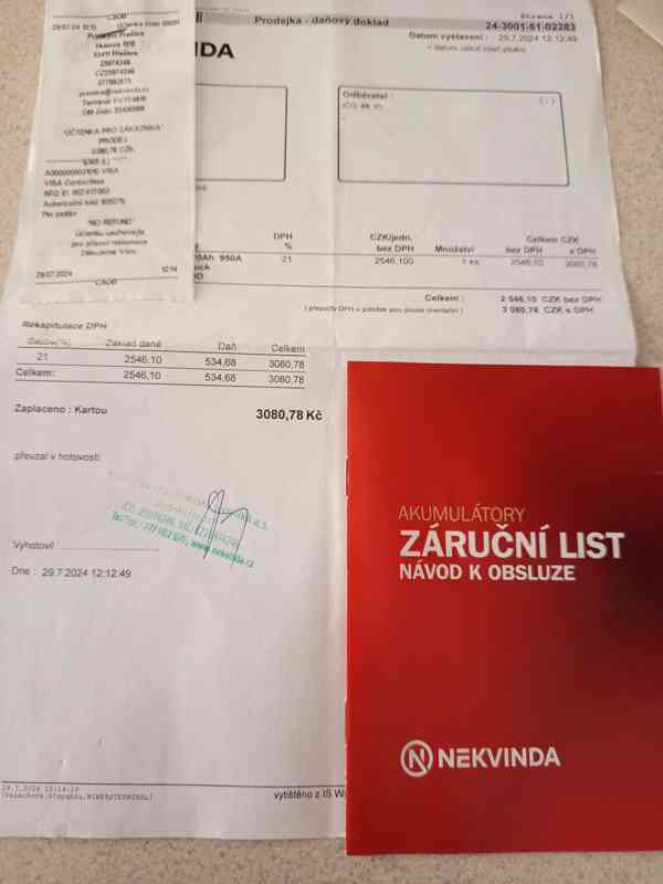 Prodám autobaterii 12V  - foto 3