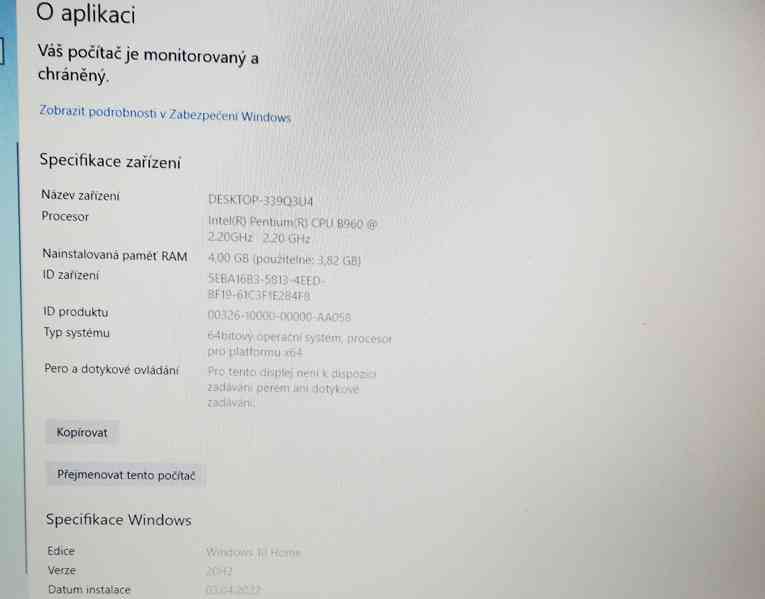 Notebook PackardBell LV44HC 17,3" B960/4G/500GB/ Win10/bílý - foto 7