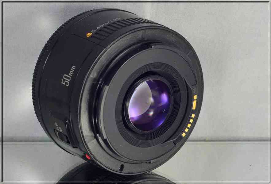 Canon EF 50mm f/1.8 II **fullframe-formát Pevný - foto 4