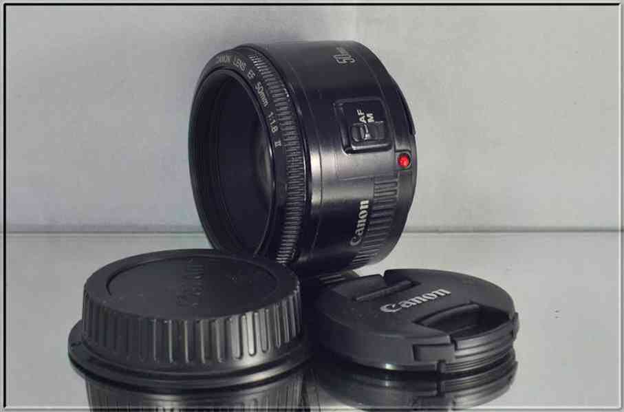 Canon EF 50mm f/1.8 II **fullframe-formát Pevný - foto 5
