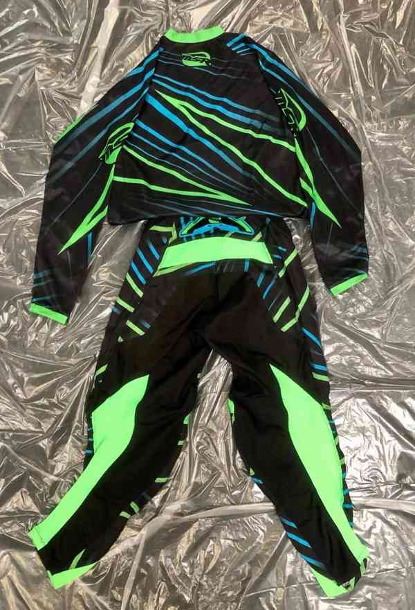 Dětské motokrosové oblečení - komplet / kalhoty / boty - foto 2