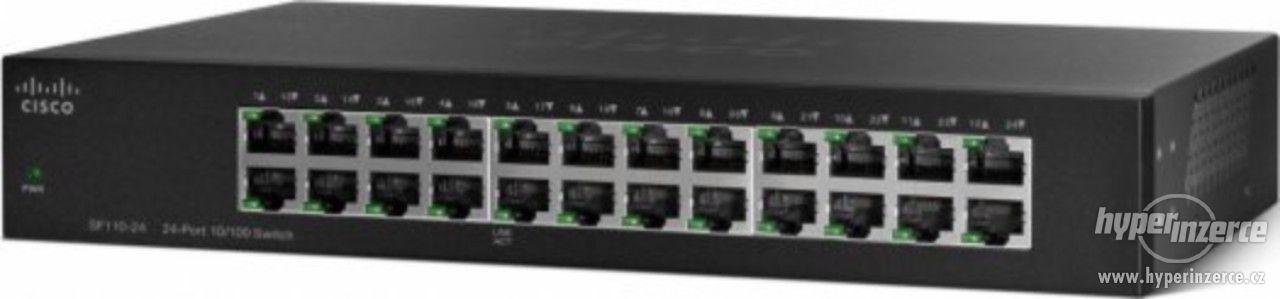 Switch 24x Cisco SF110-24 - Nový - foto 1