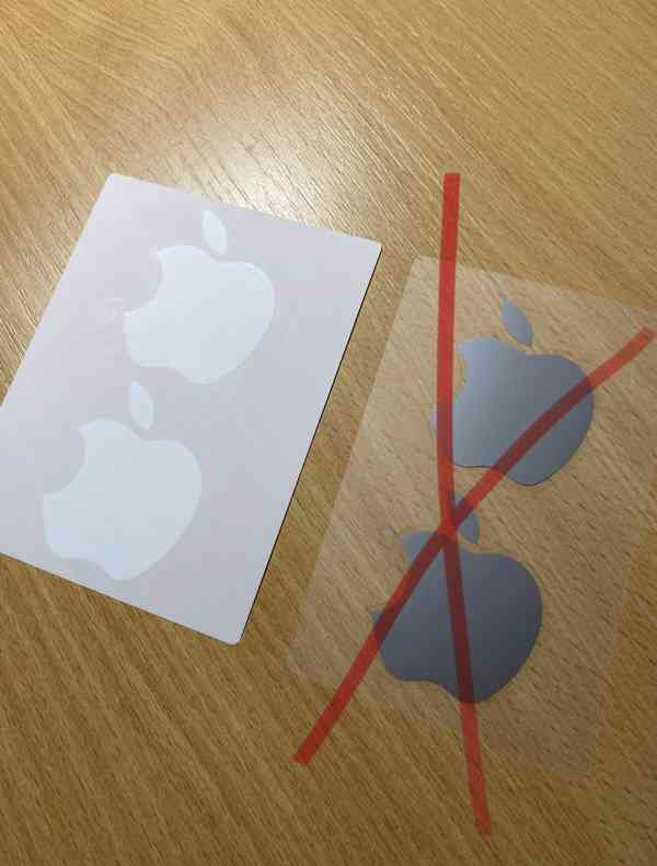 Apple Originální Nálepky Top Stav 2ks - foto 2
