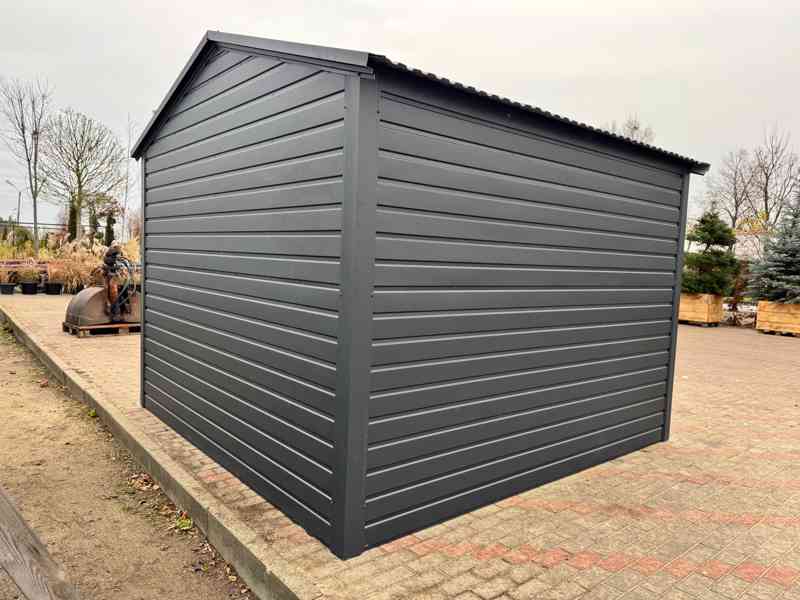 Zahradní domek 3x3m -  dveře - okno - antracit - TS967 - foto 2