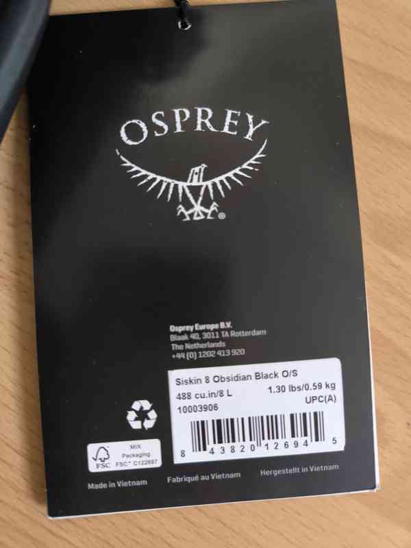 Osprey Siskin 8 obsidian black - foto 7