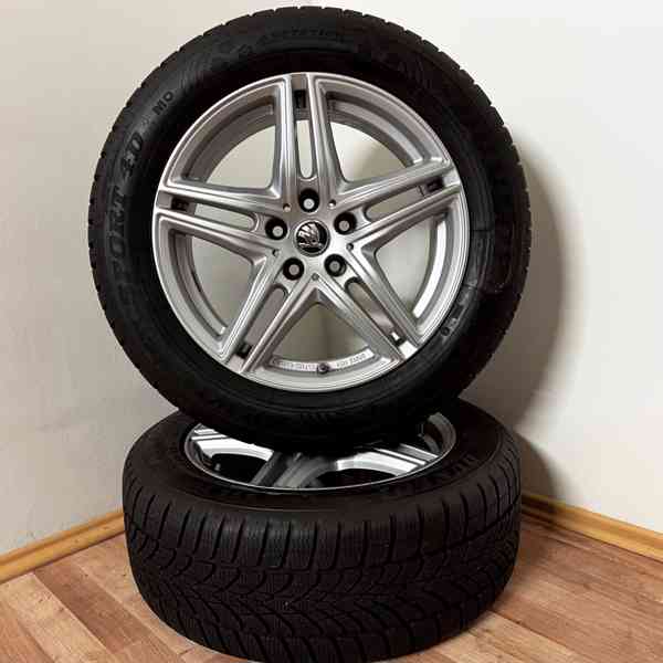 ŠKODA YETI KAROQ 5x112 R17 ET27+ZIMNÍ 225/55R17 7m - foto 2