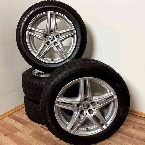 ŠKODA YETI KAROQ 5x112 R17 ET27+ZIMNÍ 225/55R17 7m - foto 1