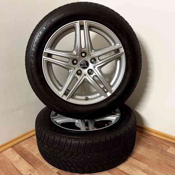 ŠKODA YETI KAROQ 5x112 R17 ET27+ZIMNÍ 225/55R17 7m - foto 5