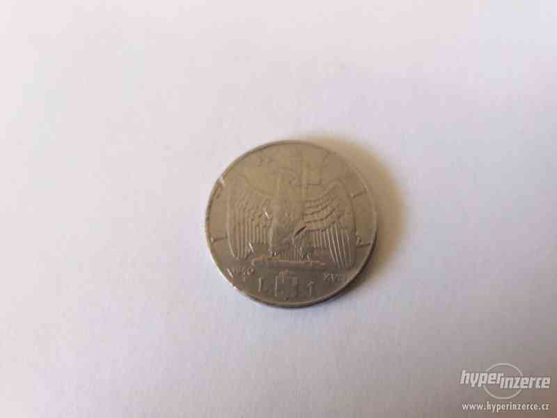 Mince Itálie 1Lira 1940 - foto 1