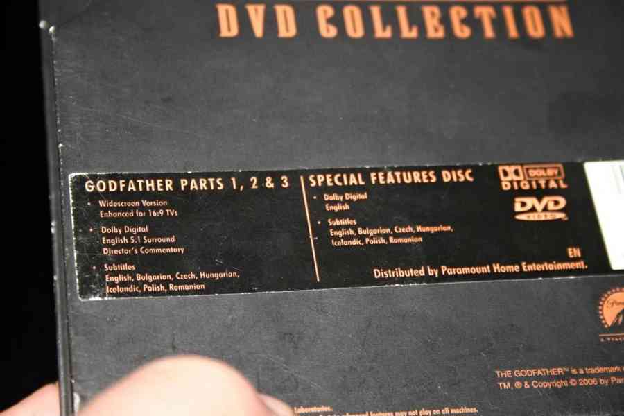 4x DVD - THE GODFATHER / KMOTR - COLLECTION - nejlevněji !!! - foto 5