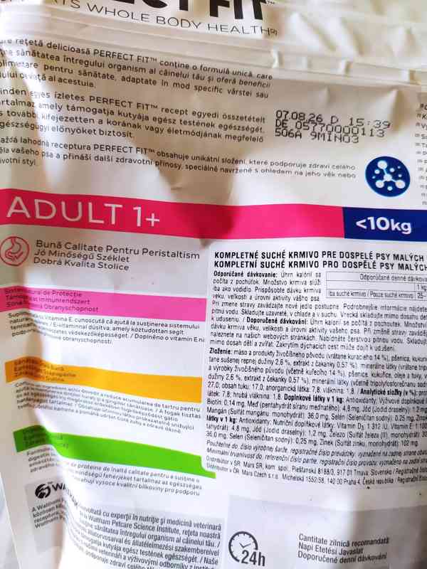 Nové granule pro menší psy 825.gramů - foto 2