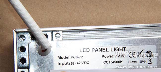 LED panel 1200x600mm, 72 W, 4500 k - foto 3