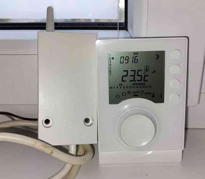 Prostorový bezdrátový termostat ke kotli - Tybox 137 - foto 1