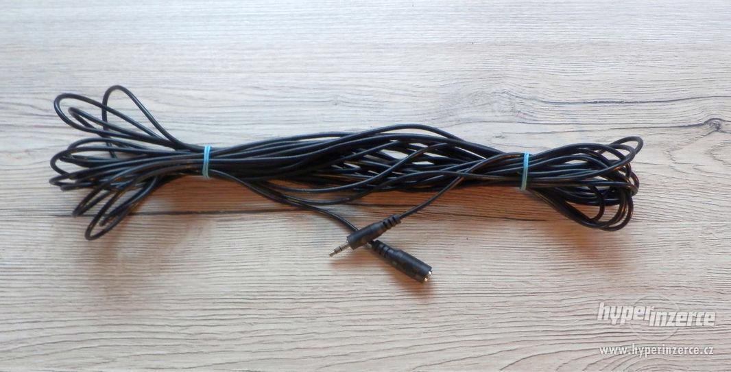 Kabel audio, prodlužovací 10 metrů, jack 3,5 mm - foto 1