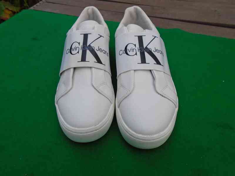 Calvin Klein Jeans dámské bílé tenisky vel. 40 pěkný stav - foto 2