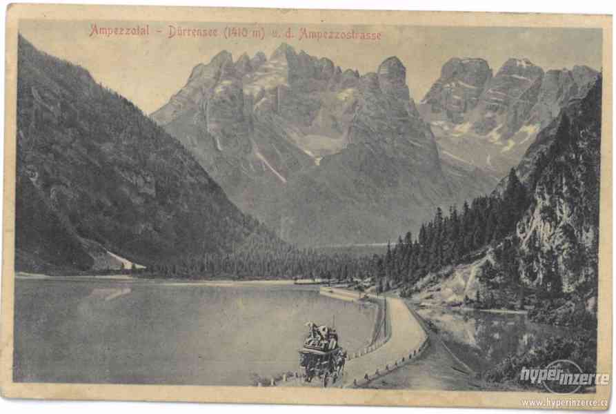 Stará pohlednice Tyroly - Ampezzotal - foto 1