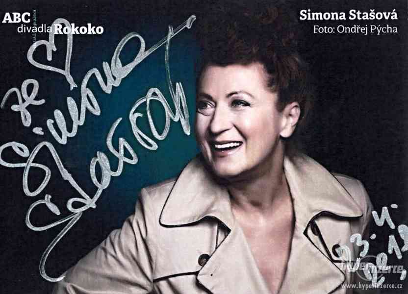 Autogram Simony Stašové - foto 1