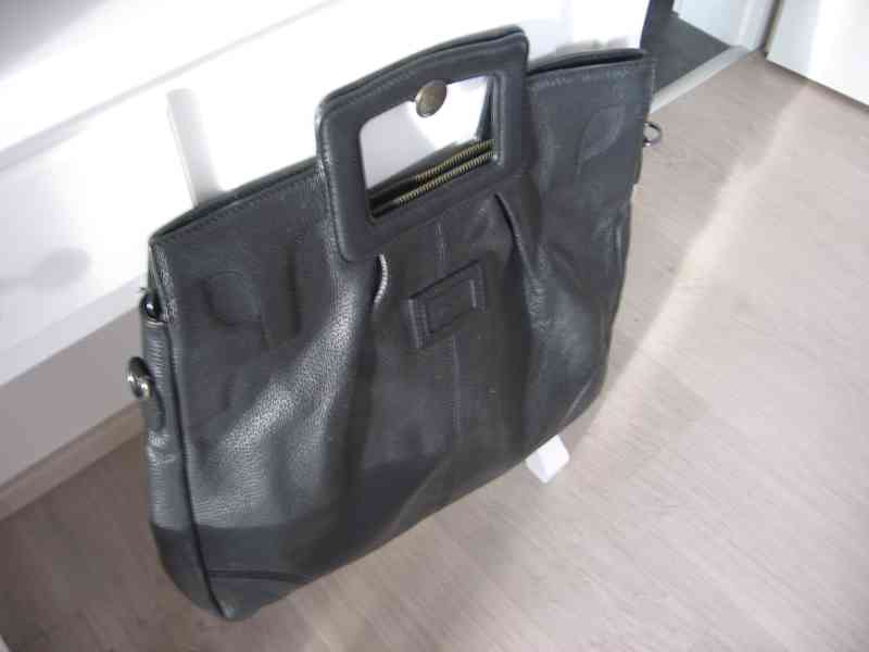 Velká kožená kabelka, taška Silvio Tossi - foto 11