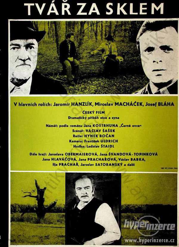Tvář za sklem film plakát Bočan Štaidl Hanzlík - foto 1