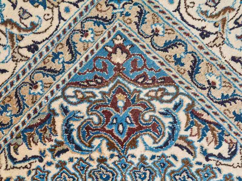 Perský čtvercový koberec Nain 200 x 200 cm - foto 3