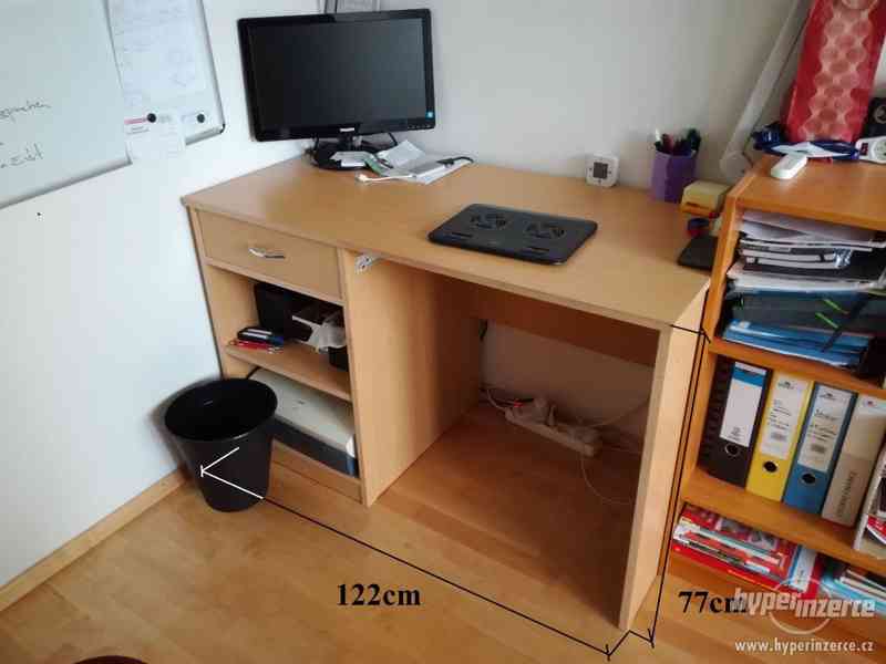 Nábytek: 1skříň, 2skříňky, 3 komody a psací stůl - foto 3