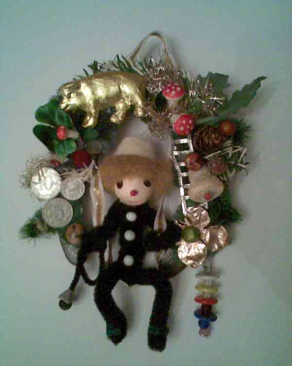 Retro ozdobená větev - foto 3