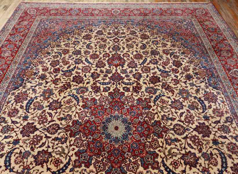 Perský koberec Isfahan 400 X 260 cm milion uzlíků na m2 - foto 5