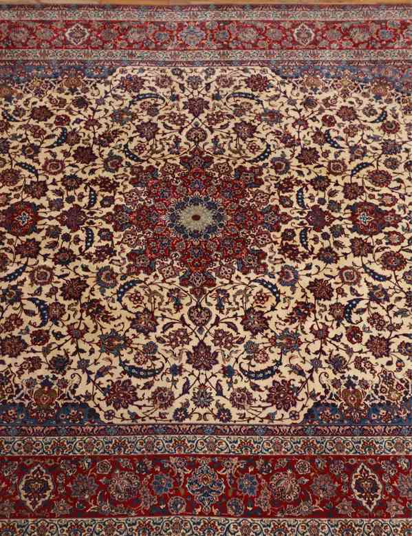 Perský koberec Isfahan 400 X 260 cm milion uzlíků na m2 - foto 3