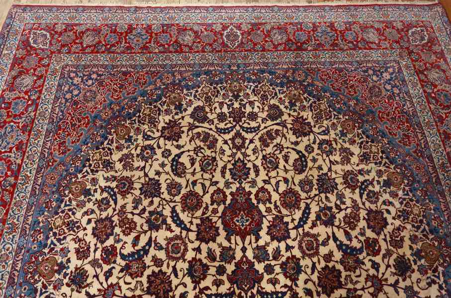 Perský koberec Isfahan 400 X 260 cm milion uzlíků na m2 - foto 12