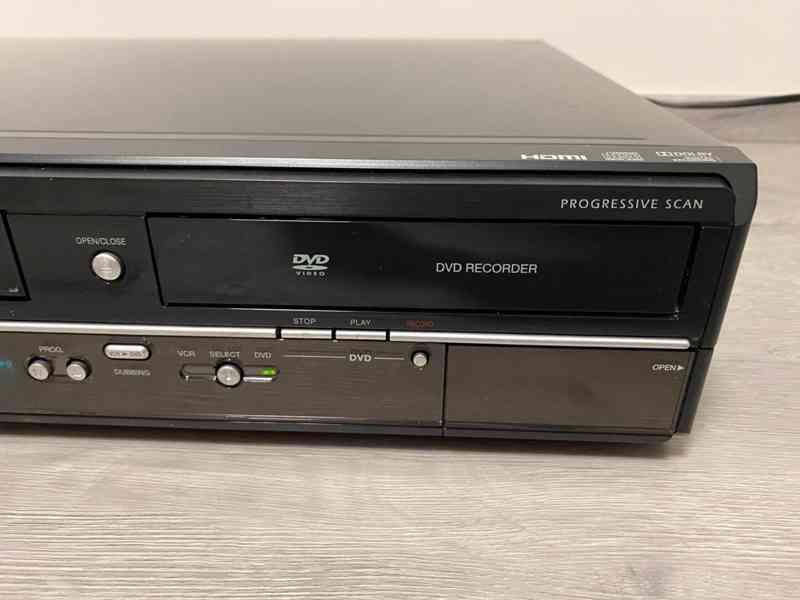 Combo rekordér s HDMI, digitalizuje VHS na DVD v TOP stavu - foto 3