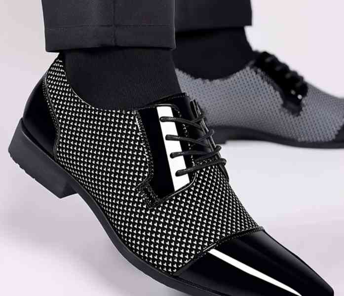 Luxusní nové boty k obleku 