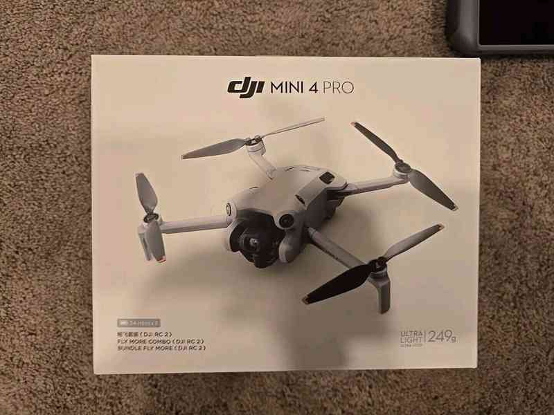 DJI Mini 4 Pro Fly More Combo Camera Drone with RC 2 Remote