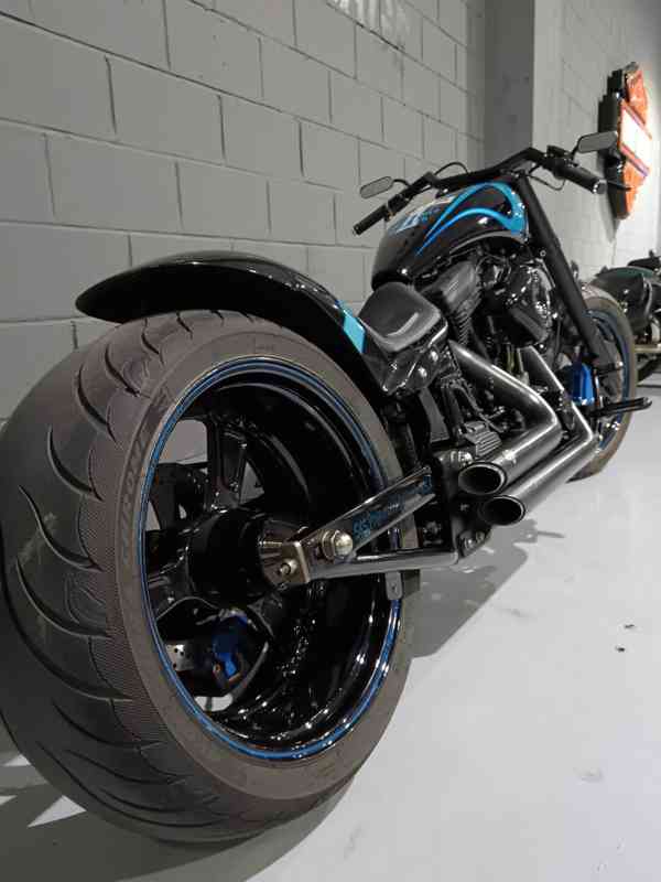 Harley Davidson Special Walz Hardcore chasis dragstyle. S&S - foto 2