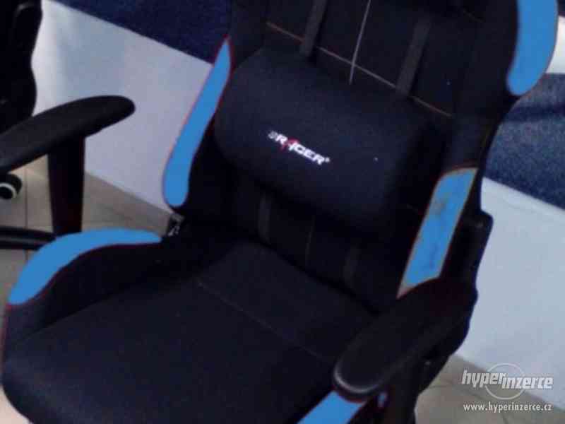 Nová pracovní / herní židle RACER, doprava zdarma - foto 1
