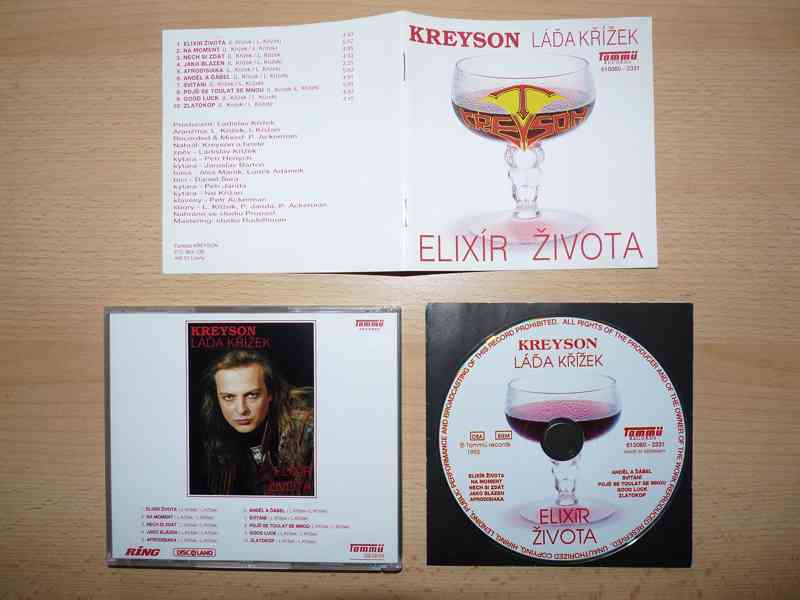 prodám CD KREYSON-Elixír Života 1993 Tommu records RARITA