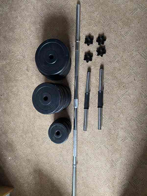 Nakládací činkový set inSPORTline - foto 3