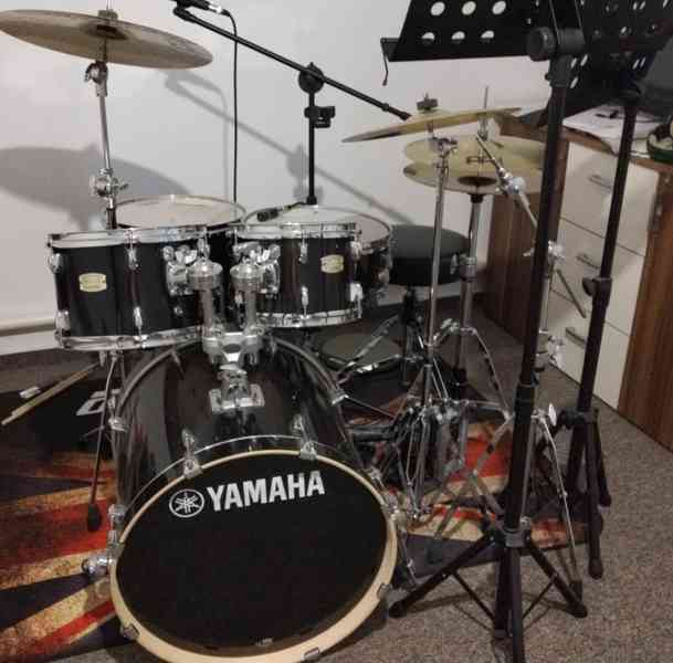Bicí souprava YAMAHA Stage Custom Birch BD20, T10, 12, F14,  - foto 2