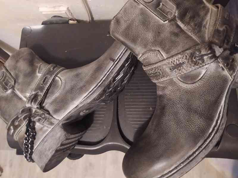 Kožené pánské boty, velikost 47 úplně nové - foto 4