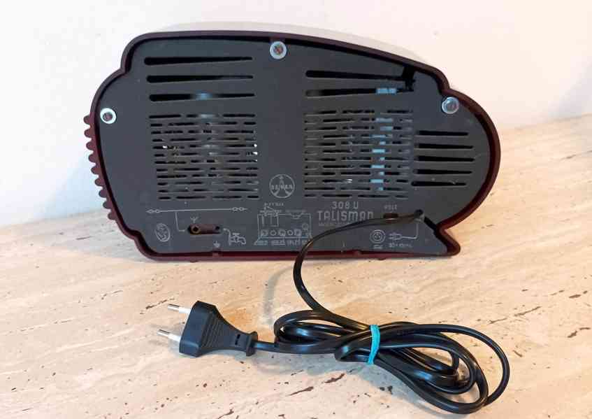 Legendární starožitné rádio Talisman 308U, exelentní stav  - foto 8