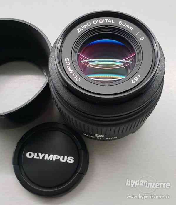Objektiv Olympus Zuiko Digital 50mm 1:2 - foto 1