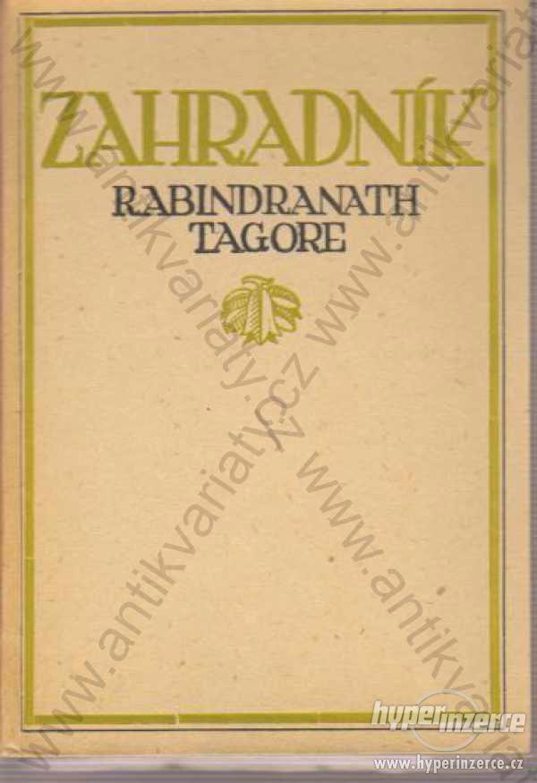 Zahradník Rabindranath Tagore 1922 - foto 1