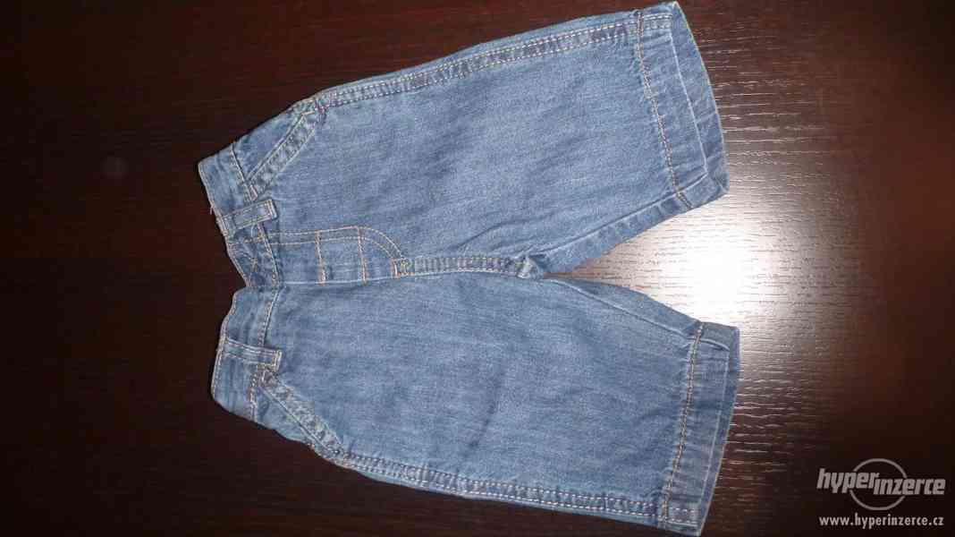 Dětský džínové kalhoty velikost 67 - foto 6