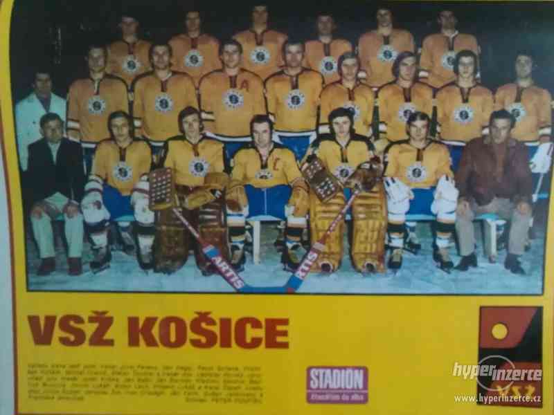 VSŽ Košice - lední hokej 1975 - foto 1
