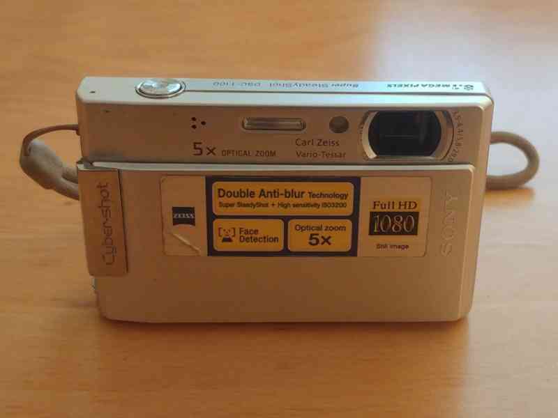 Sony DSC-T100 - nejvyšší model své doby, kompletní balení - foto 2